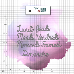 Set de dies : Semaine - DIY...