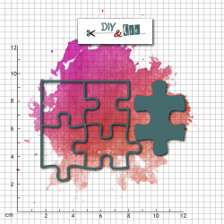 Set de dies : Puzzle - DIY...